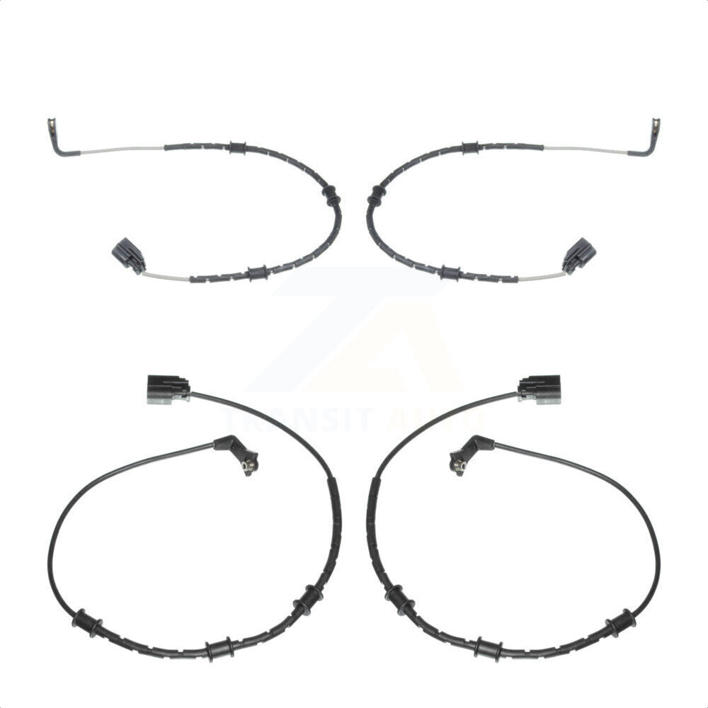 Mpulse Front Rear Disc Brake Pads Wear Sensor (4 Pack) For Jaguar XF XJ XKR XFR XJR XFR-S KSE-100208