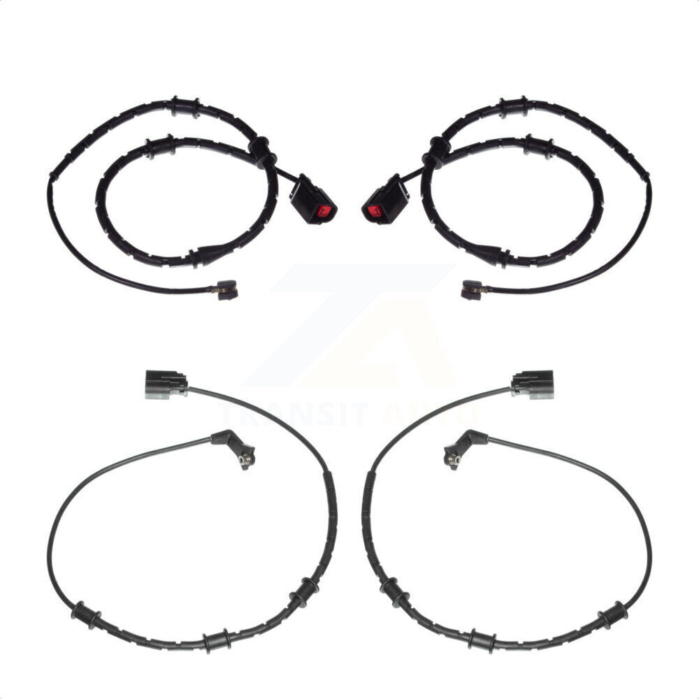 Mpulse Front Rear Disc Brake Pads Wear Sensor (4 Pack) For Jaguar XJ KSE-100211