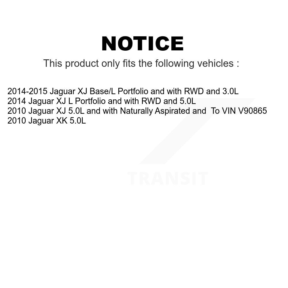 Mpulse Front Rear Disc Brake Pads Wear Sensor (4 Pack) For Jaguar XJ XK KSE-100209