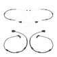 Mpulse Front Rear Disc Brake Pads Wear Sensor (4 Pack) For Jaguar XJ XK KSE-100209