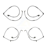 Mpulse Front Rear Disc Brake Pads Wear Sensor (4 Pack) For Land Rover Range Evoque KSE-100122