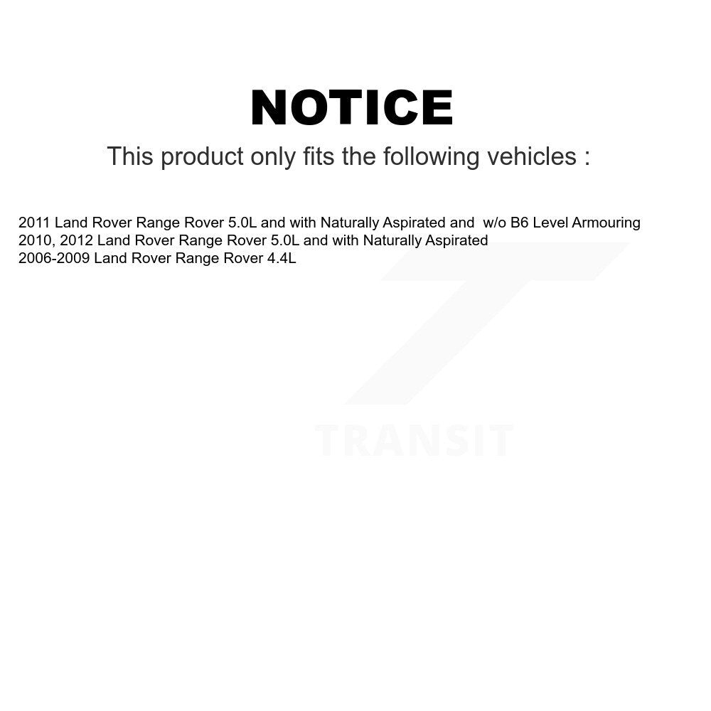 Mpulse Front Rear Disc Brake Pads Wear Sensor (4 Pack) For Land Rover Range KSE-100220