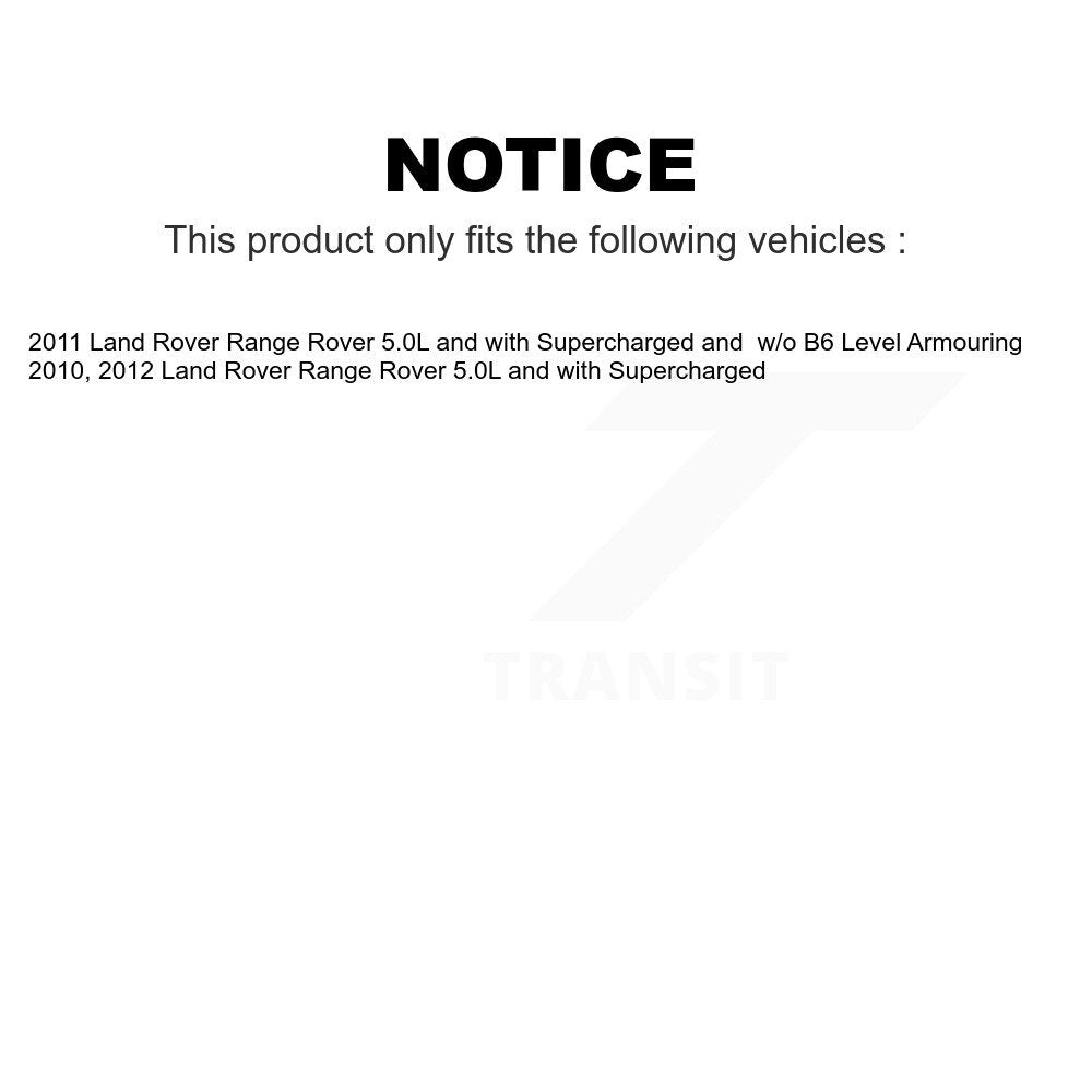 Mpulse Front Rear Disc Brake Pads Wear Sensor (4 Pack) For Land Rover Range KSE-100223