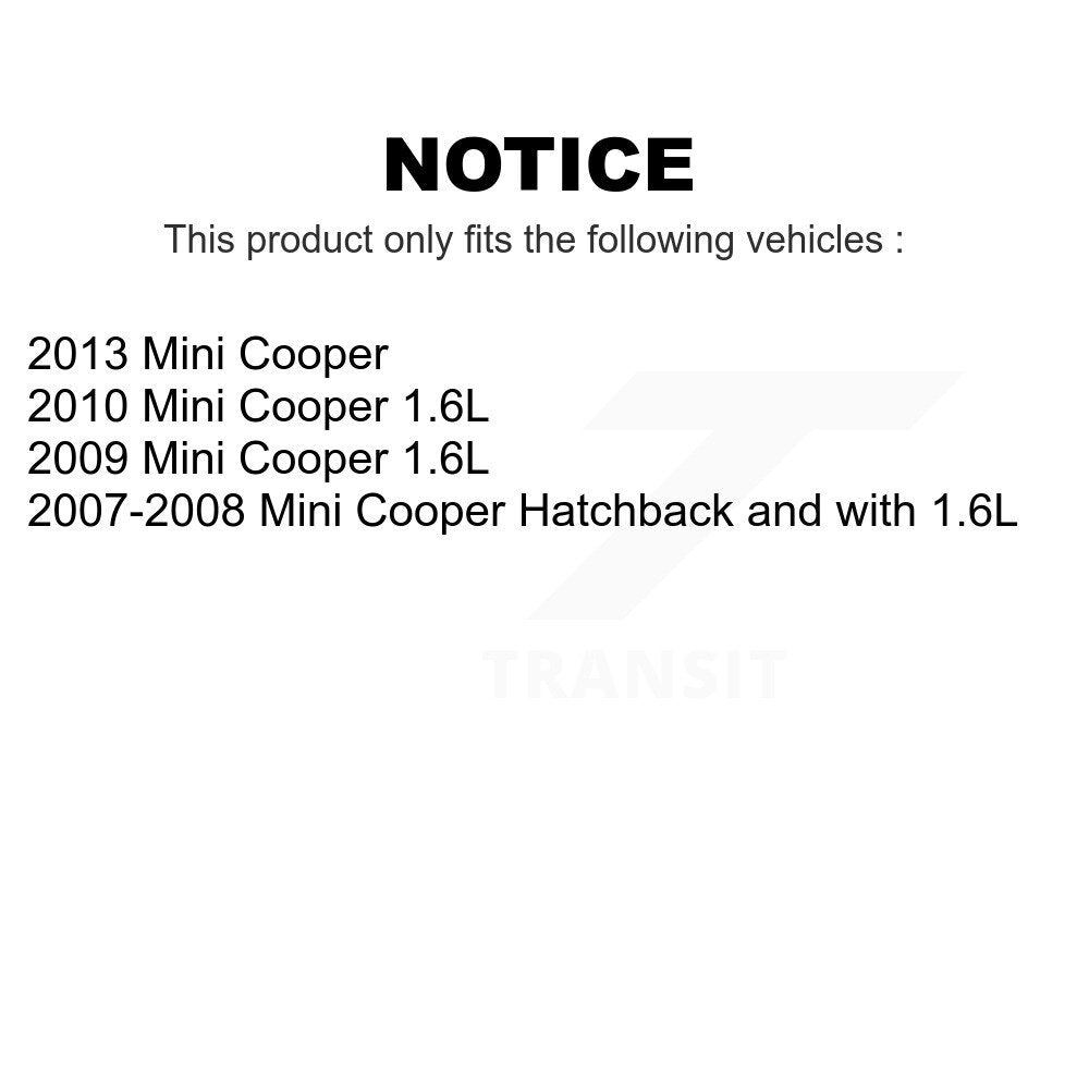 Mpulse Front Rear Disc Brake Pads Wear Sensor (4 Pack) For Mini Cooper KSE-100124