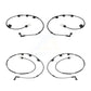 Mpulse Front Rear Disc Brake Pads Wear Sensor (4 Pack) For Mini Cooper KSE-100124