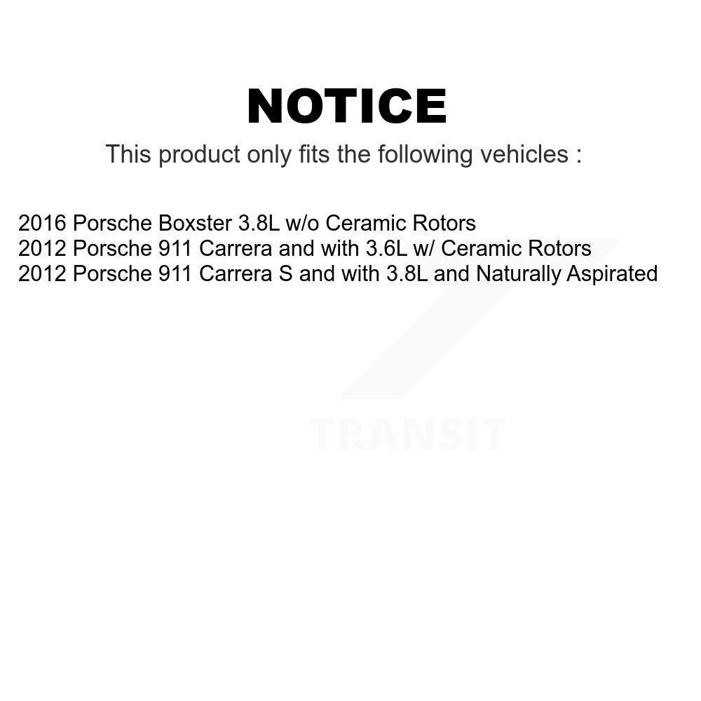 Mpulse Front Rear Disc Brake Pads Wear Sensor (4 Pack) For Porsche 911 Boxster KSE-100154