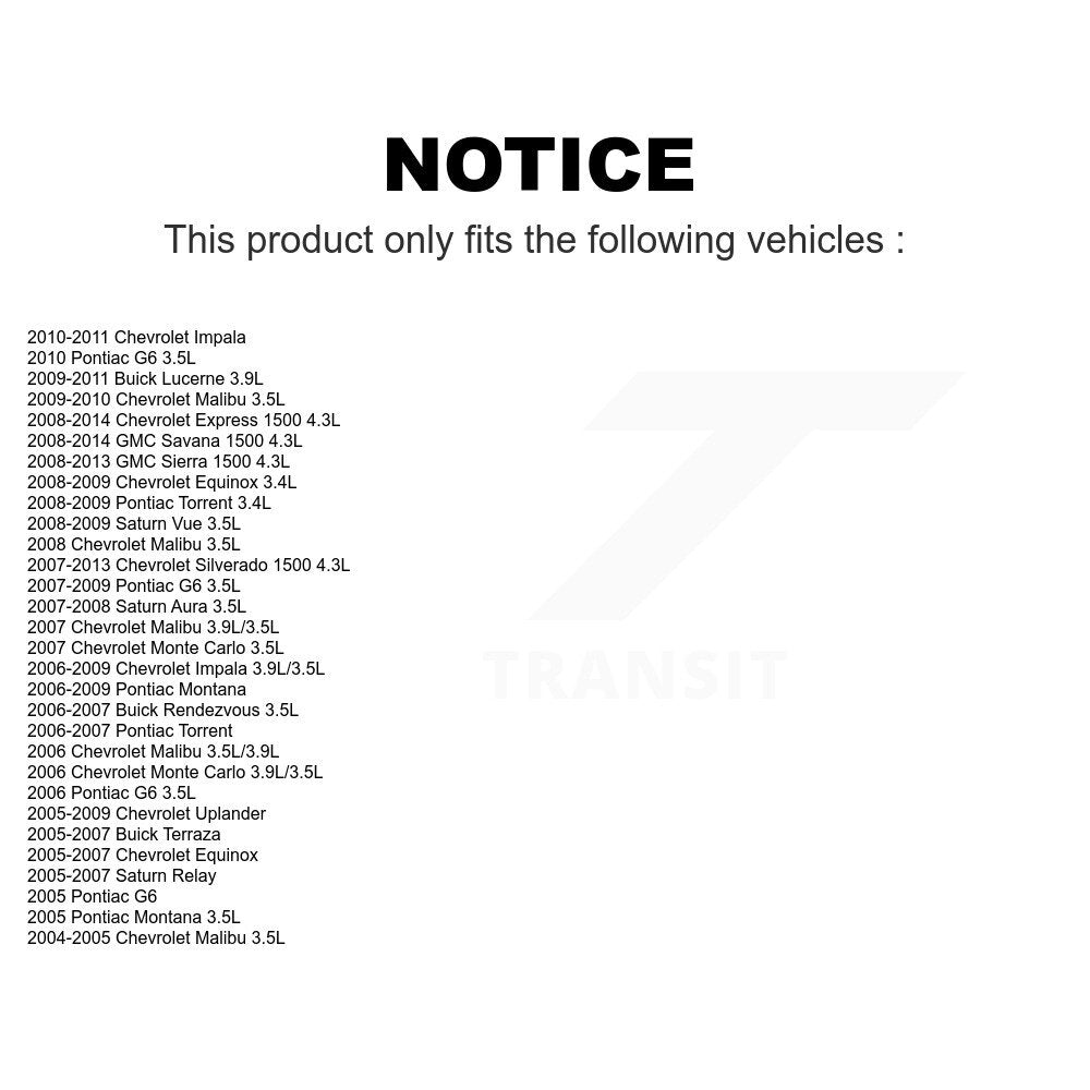 Mpulse Ignition Coil Kit For Chevrolet Silverado 1500 Impala Malibu GMC Sierra Pontiac G6 Equinox Saturn Buick Uplander Vue Express Aura Torrent Lucerne Rendezvous Monte Carlo Montana Terraza Relay Savana KMP-100194