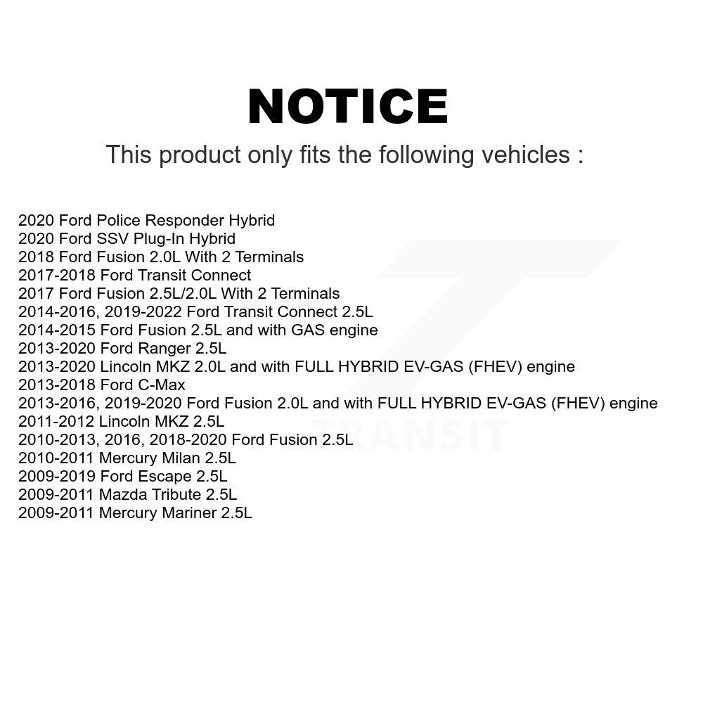 Mpulse Ignition Coil Kit For Ford Escape Fusion Lincoln MKZ Transit Connect C-Max Mercury Ranger Mariner Milan Mazda Tribute Police Responder Hybrid SSV Plug-In KMP-100417
