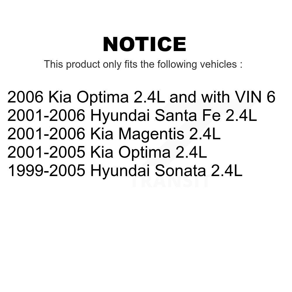 Mpulse Ignition Coil Kit For Hyundai Santa Fe Sonata Kia Optima Magentis KMP-100284