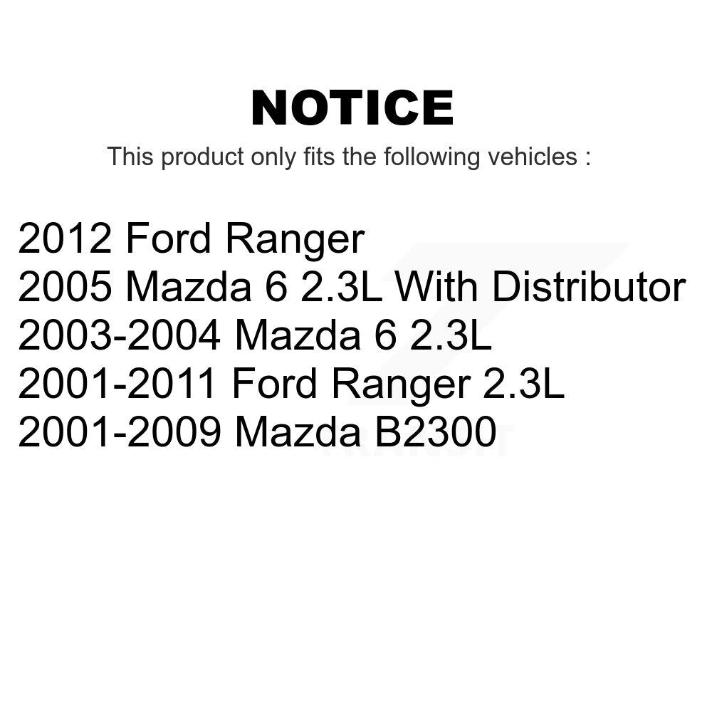 Mpulse Ignition Coil Pair For Ford Ranger Mazda 6 B2300 KMP-100032