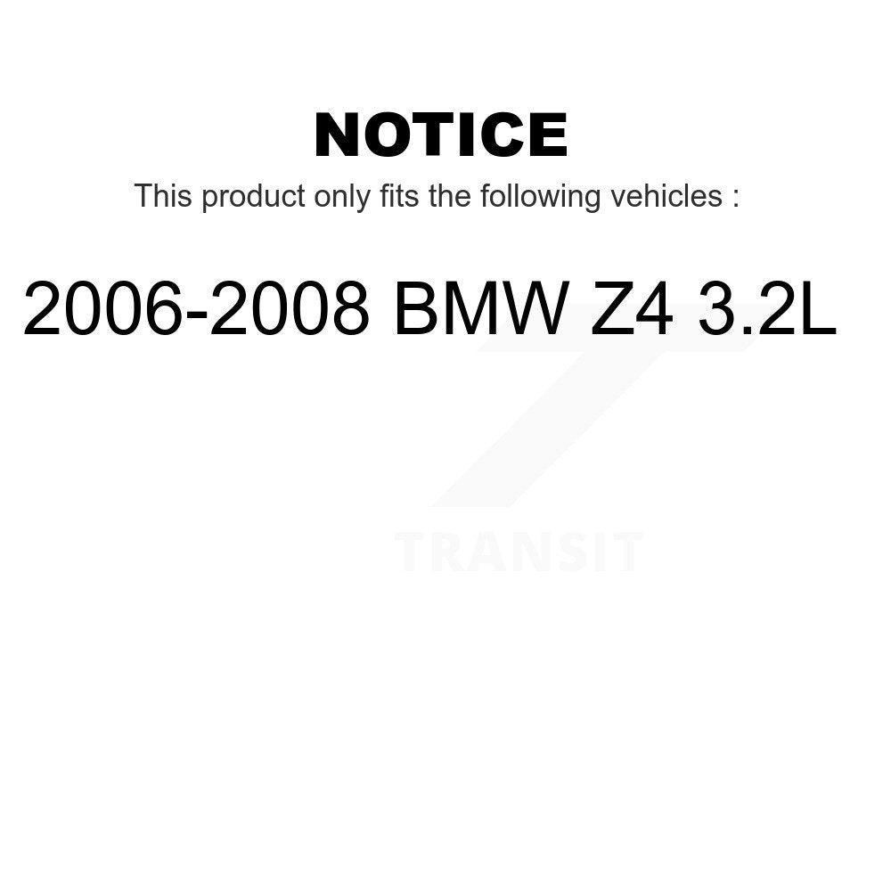 Mpulse Rear Disc Brake Pads Wear Sensor (2 Pack) For 2006-2008 BMW Z4 3.2L KSE-100263