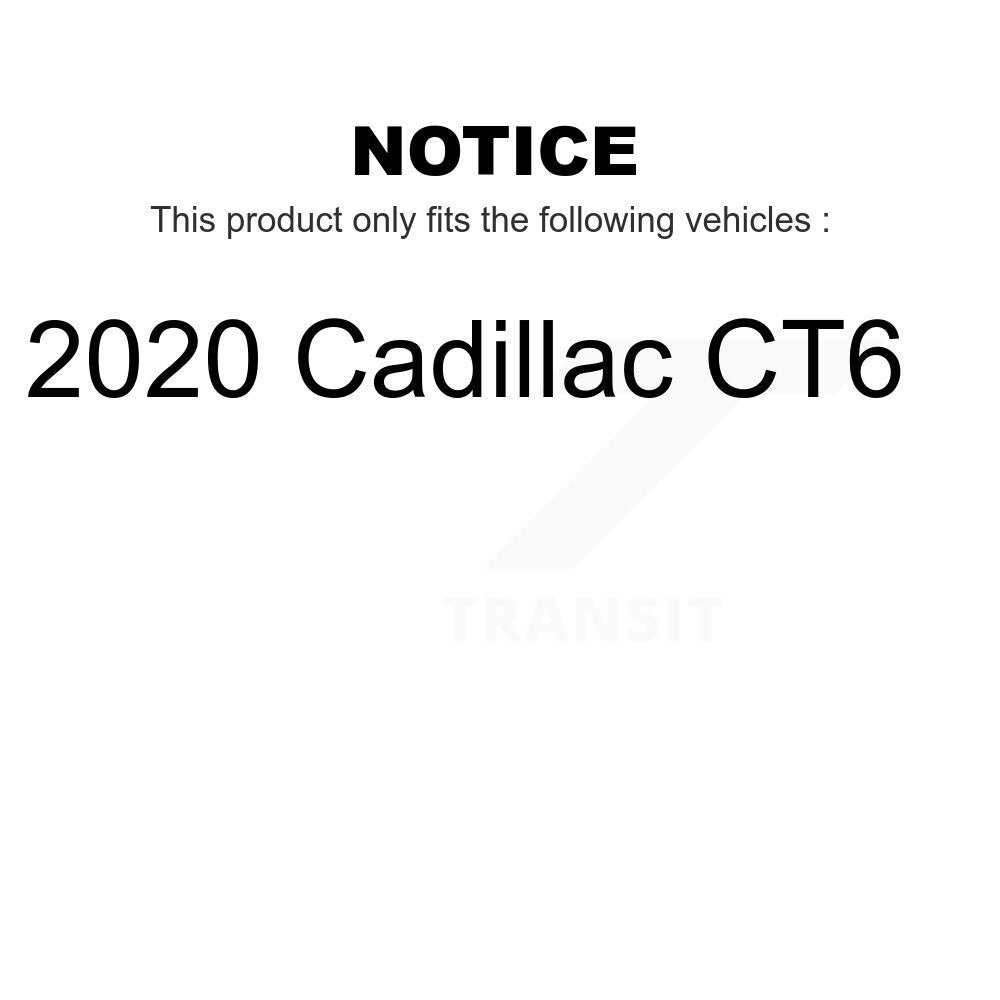 Mpulse Rear Disc Brake Pads Wear Sensor (2 Pack) For 2020 Cadillac CT6 KSE-100299