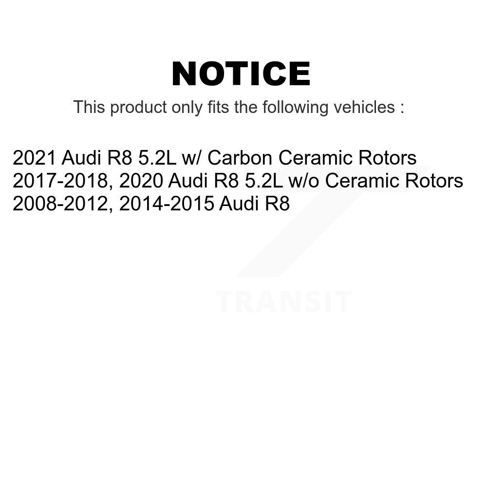 Mpulse Rear Disc Brake Pads Wear Sensor (2 Pack) For Audi R8 KSE-100294