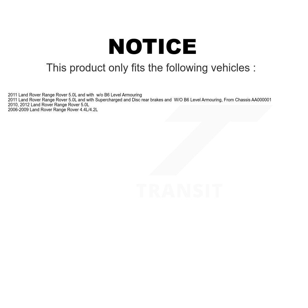 Mpulse Rear Disc Brake Pads Wear Sensor (2 Pack) For Land Rover Range KSE-100328