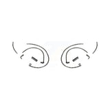 Mpulse Rear Disc Brake Pads Wear Sensor (2 Pack) For Land Rover Range KSE-100328