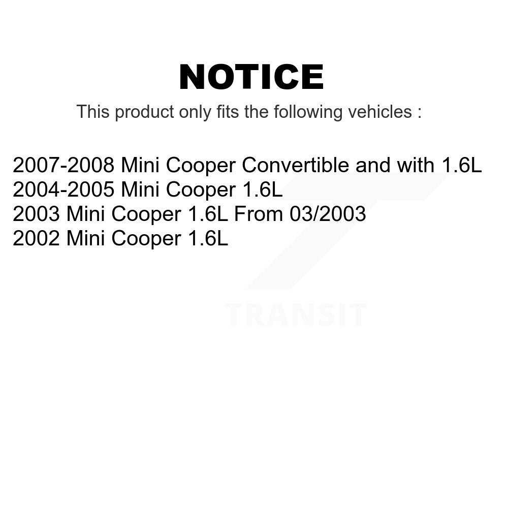 Mpulse Rear Disc Brake Pads Wear Sensor (2 Pack) For Mini Cooper KSE-100258