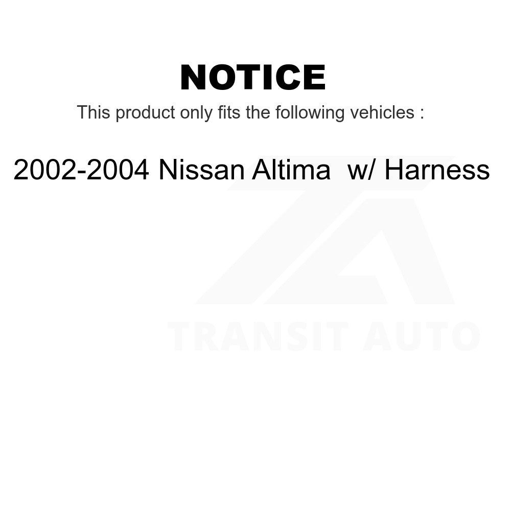 Mpulse Rear Left ABS Wheel Speed Sensor SEN-2ABS0473 For 2002-2004 Nissan Altima w Harness
