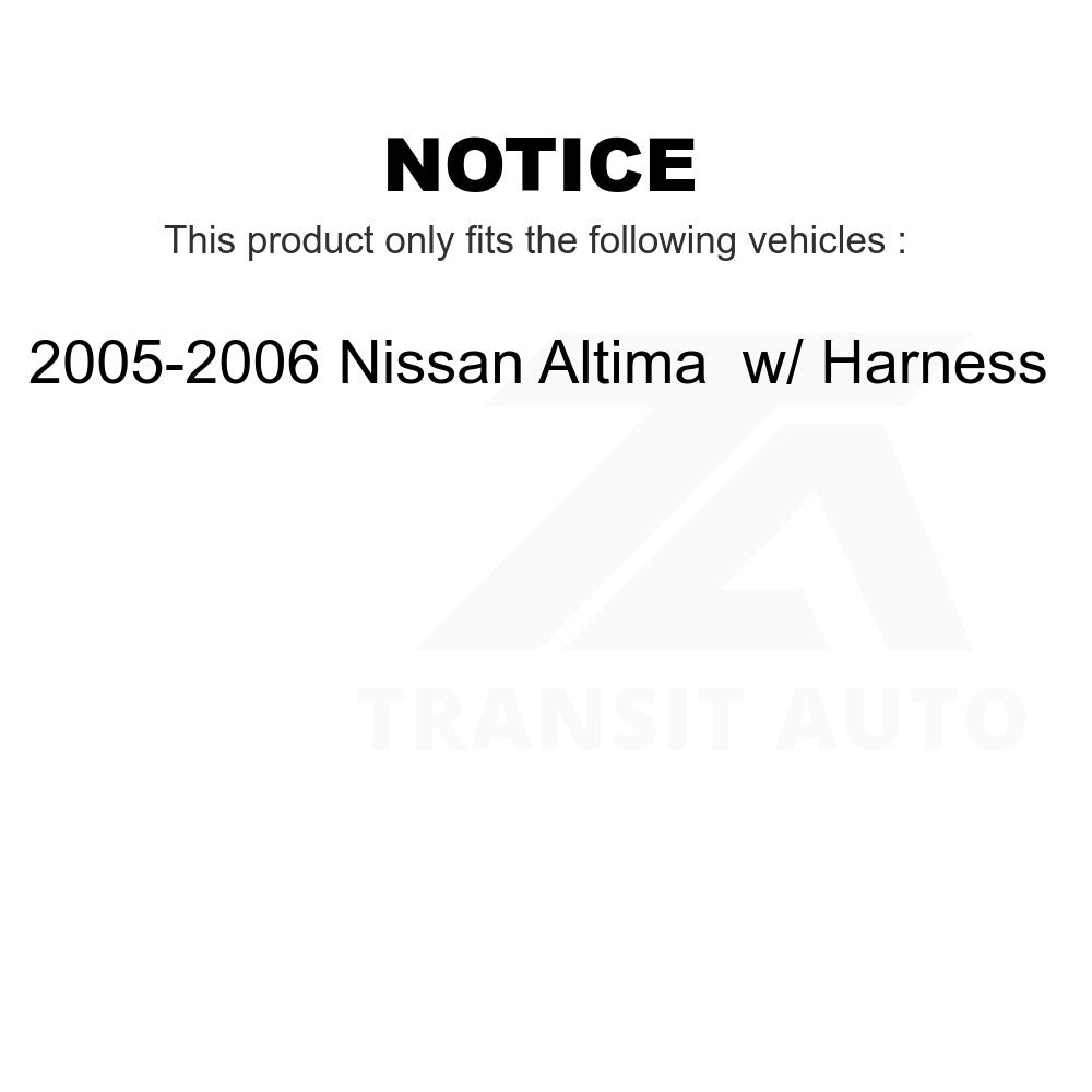 Mpulse Rear Left ABS Wheel Speed Sensor SEN-2ABS1382 For 2005-2006 Nissan Altima w Harness