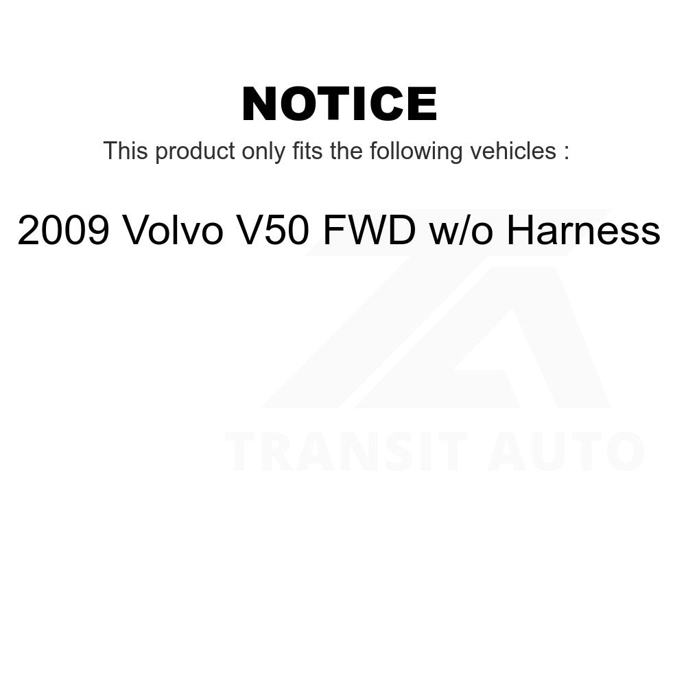 Mpulse Rear Right ABS Wheel Speed Sensor SEN-2ABS0746 For 2009 Volvo V50 FWD w o Harness