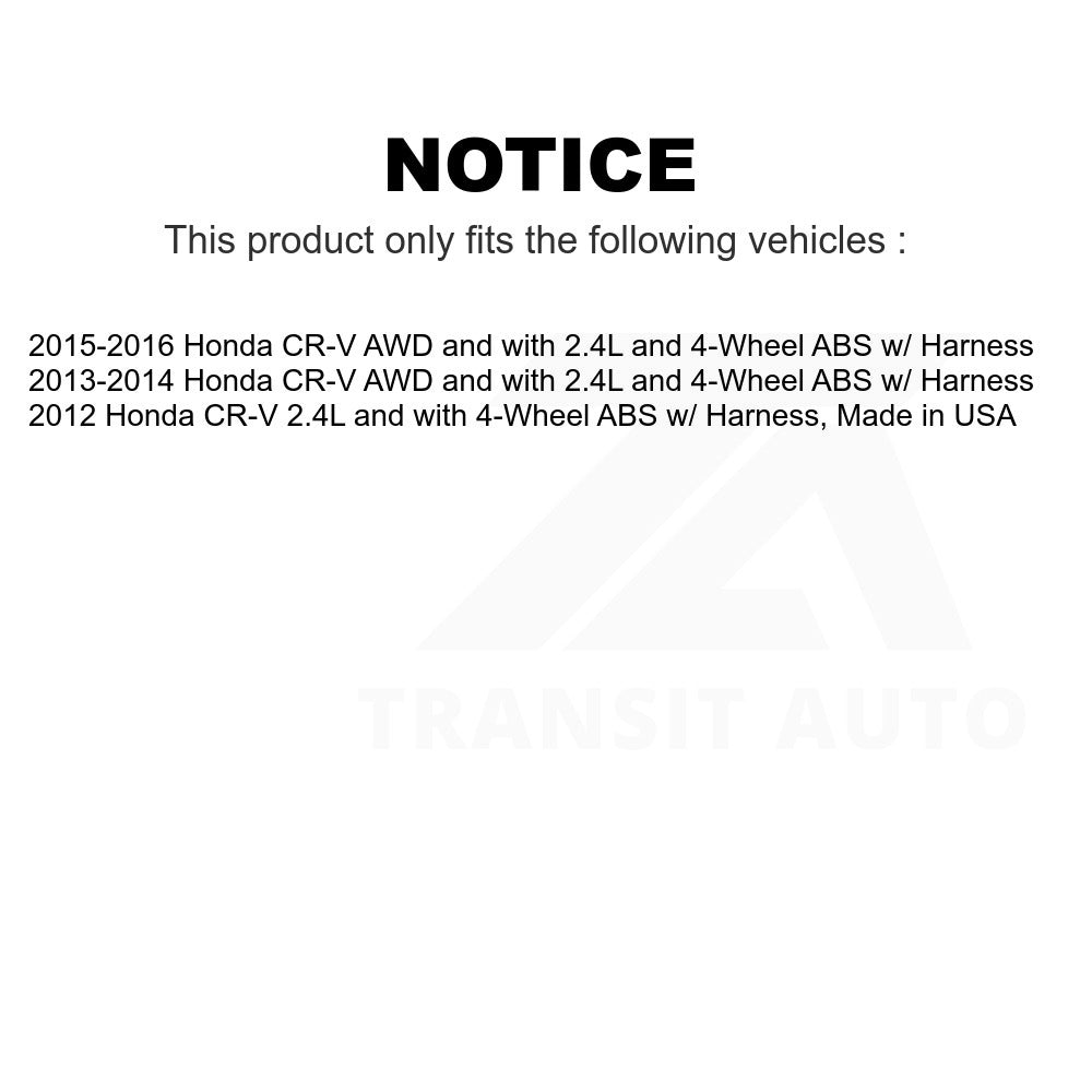Mpulse Rear Right ABS Wheel Speed Sensor SEN-2ABS2412 For Honda CR-V