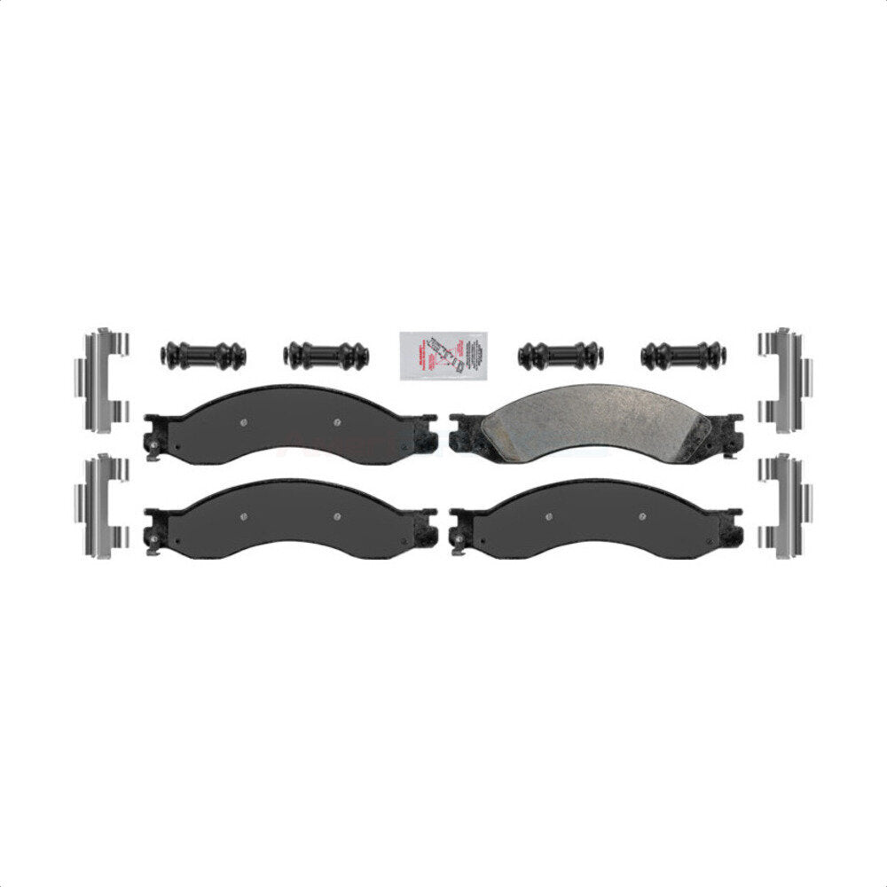 Rear Semi-Metallic Disc Brake Pads NWF-ASD1064 For 2003-2009 Chevrolet C4500 Kodiak GMC C5500 Topkick