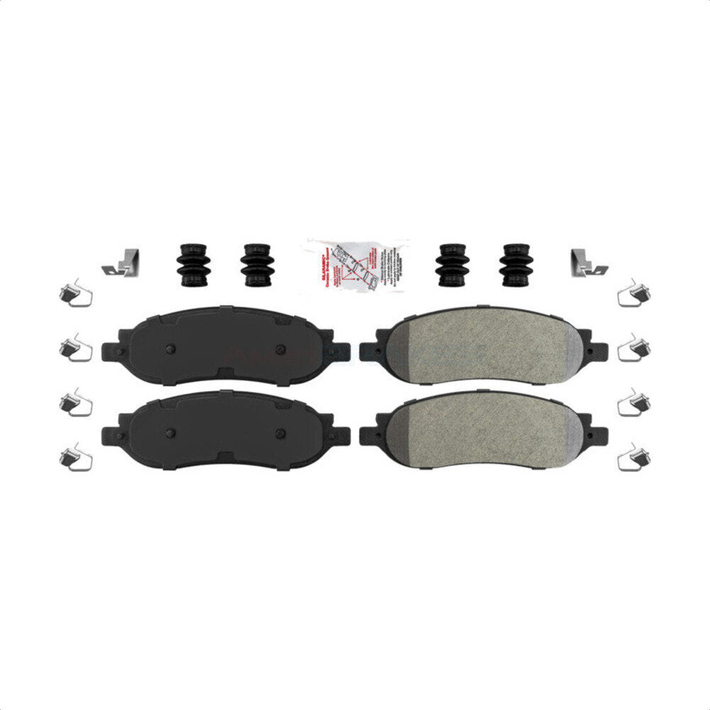 Rear Semi-Metallic Disc Brake Pads NWF-ASD1068 For 2005-2007 Ford F-250 Super Duty F-350