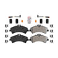 Rear Semi-Metallic Disc Brake Pads NWF-ASD1318 For Sprinter 3500 Mercedes-Benz Freightliner Dodge