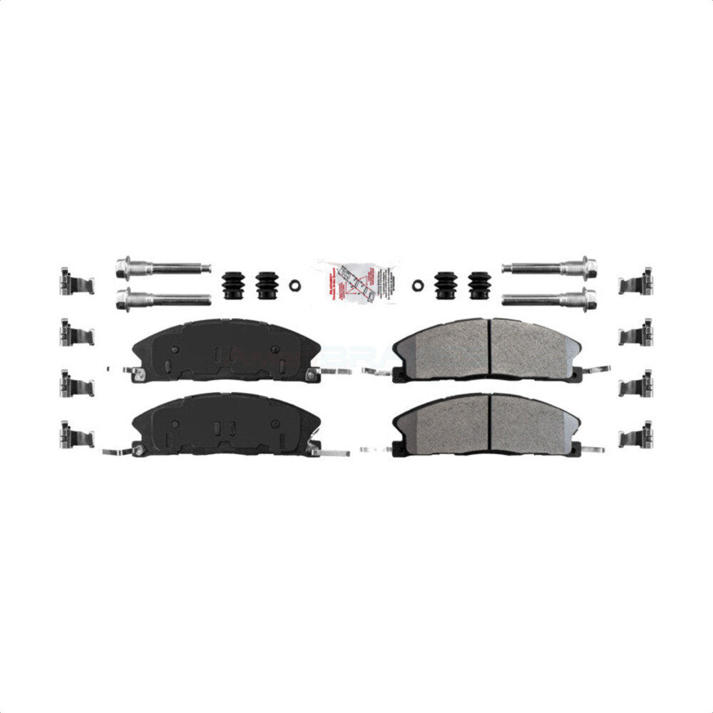 Front Semi-Metallic Disc Brake Pads NWF-ASD1611AP For Ford Explorer Taurus Flex Police Interceptor Utility Lincoln Sedan MKS MKT Special Service