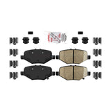 Rear Semi-Metallic Disc Brake Pads NWF-ASD1612 For Ford Explorer Taurus Flex Police Interceptor Sedan Lincoln MKT MKS Special Service