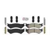 Rear Semi-Metallic Disc Brake Pads NWF-ASD802 For Ford E-350 Super Duty E-250 Econoline Club Wagon F-150 Heritage E-150