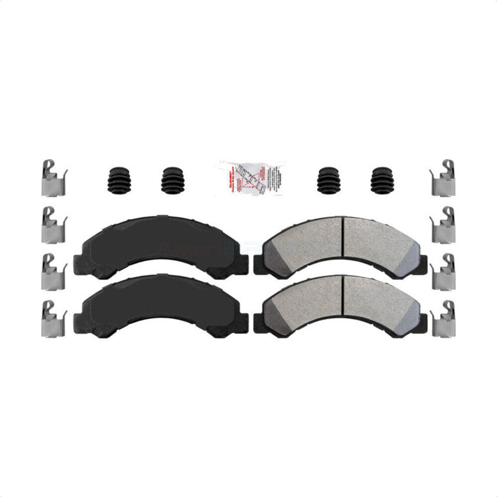 Front Semi-Metallic Disc Brake Pads NWF-ASD825 For Isuzu NPR GMC W3500 Forward Chevrolet Tiltmaster NPR-HD LCF 3500 W4500 NQR Reach 4500HD