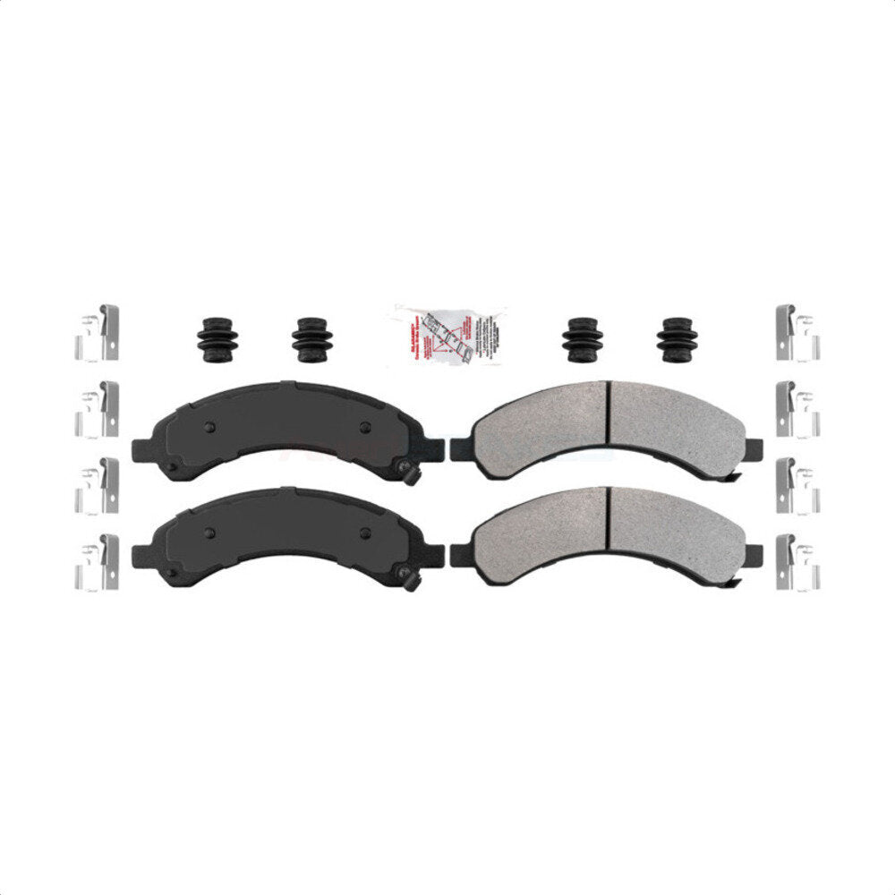 Rear Semi-Metallic Disc Brake Pads NWF-ASD989 For 2003-2008 Chevrolet Express 3500 GMC Savana With Dual Wheels