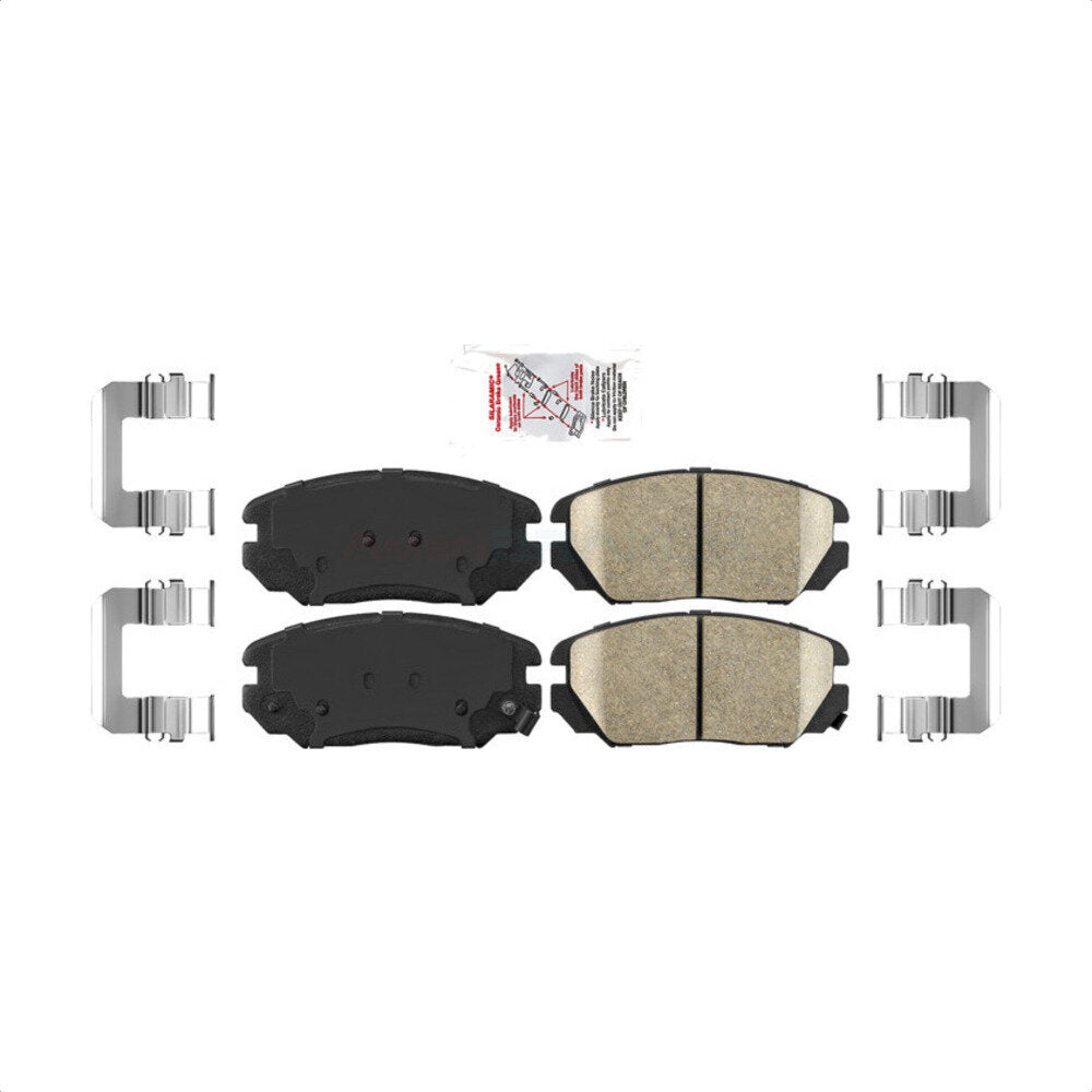 Front Ceramic Disc Brake Pads NWF-PRC1125 For Hyundai Sonata Azera Kia Amanti