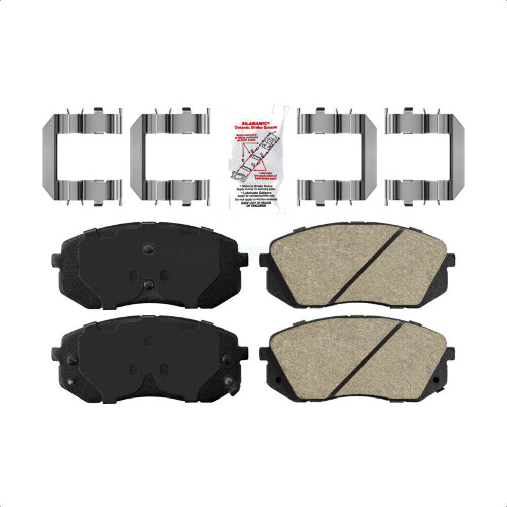 Front Ceramic Disc Brake Pads NWF-PRC1295 For Hyundai Tucson Kia Sonata Sportage Rondo Cadenza Soul EV