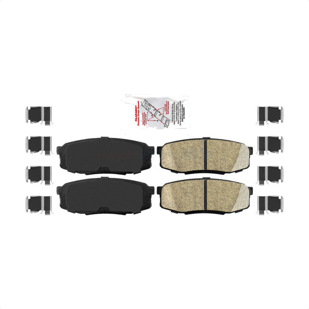 Rear Ceramic Disc Brake Pads NWF-PRC1304 For Toyota Tundra Sequoia Lexus LX570 Land Cruiser