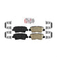 Rear Ceramic Disc Brake Pads NWF-PRC1313 For Kia Soul Hyundai Sonata Optima Accent Amanti