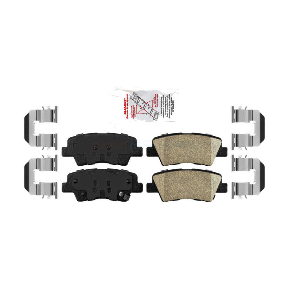 Rear Ceramic Disc Brake Pads NWF-PRC1313 For Kia Soul Hyundai Sonata Optima Accent Amanti
