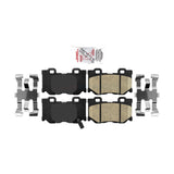 Rear Ceramic Disc Brake Pads NWF-PRC1347 For INFINITI G37 Q50 Nissan 370Z Q60 M37 Q70 Q70L QX70 M56 FX50 Z