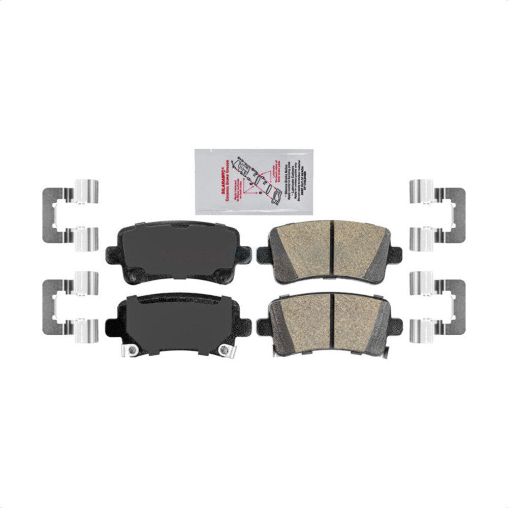 Rear Ceramic Disc Brake Pads NWF-PRC1430A For Chevrolet Malibu Buick LaCrosse Regal Saab 9-5