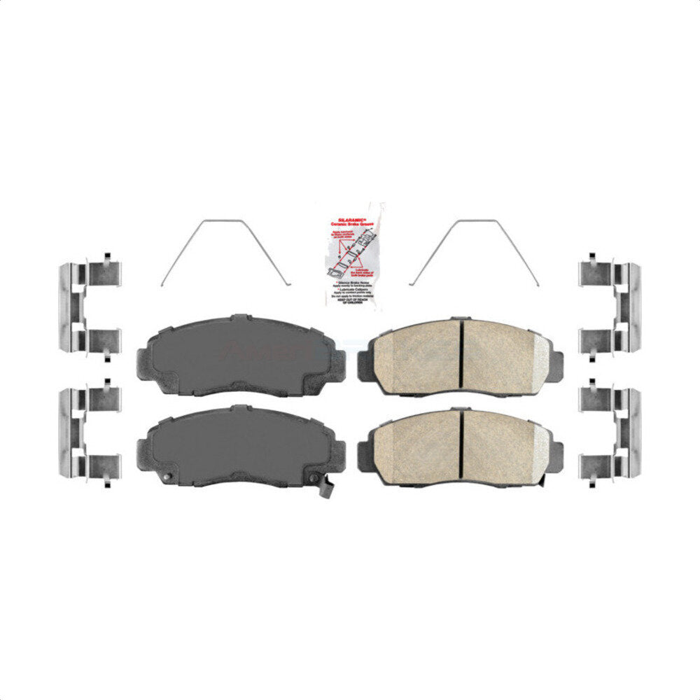 Front Ceramic Disc Brake Pads NWF-PRC1506 For Honda Accord Civic Acura TL TSX RL CL