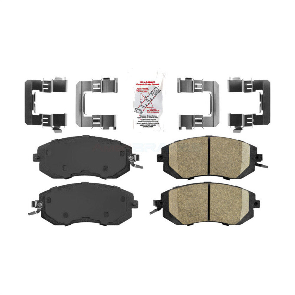 Front Ceramic Disc Brake Pads NWF-PRC1539 For Subaru Forester Impreza Outback XV Crosstrek Legacy Scion FR-S BRZ Toyota 86 WRX