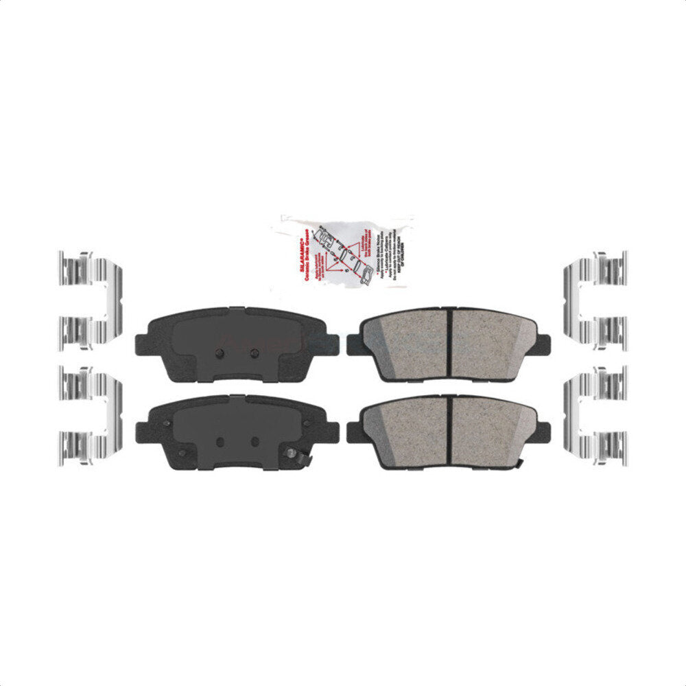 Rear Ceramic Disc Brake Pads NWF-PRC1551 For Hyundai Genesis Mini Cooper Countryman G80 Paceman Kia K900