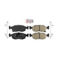 Front Ceramic Disc Brake Pads NWF-PRC1568 For Fiat 500