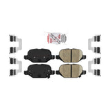 Rear Ceramic Disc Brake Pads NWF-PRC1569 For 2012-2019 Fiat 500