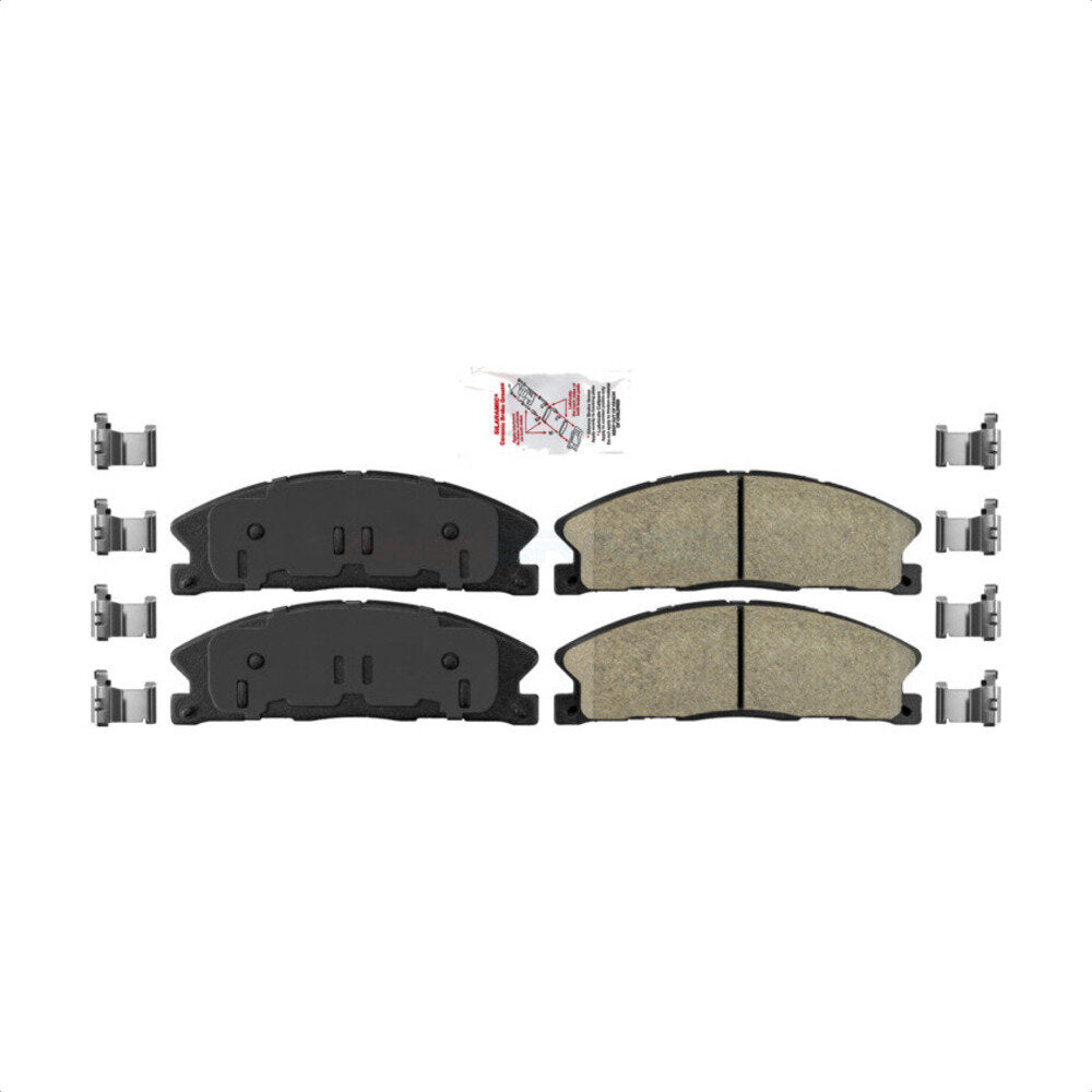 Front Ceramic Disc Brake Pads NWF-PRC1611 For Ford Explorer Taurus Flex Police Interceptor Utility Lincoln Sedan MKS MKT Special Service