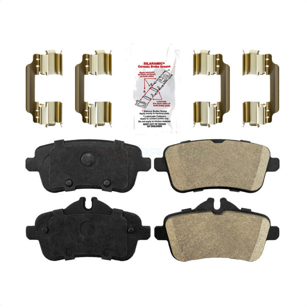 Rear Ceramic Disc Brake Pads NWF-PRC1630A For Mercedes-Benz ML350 GLE350 GLS450 GL450 GLE43 AMG GL550 GLS550 GL350 GLE400 GLE450 CLA45 ML400 ML550 ML250 GLE63 S GLA45 GL63 GLS63 ML63 SLC43 GLE300d