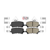 Rear Ceramic Disc Brake Pads NWF-PRC1724 For Honda Pilot Acura MDX Ridgeline Passport