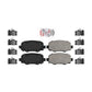 Rear Ceramic Disc Brake Pads NWF-PRC1734 For Jeep Cherokee Chrysler 200