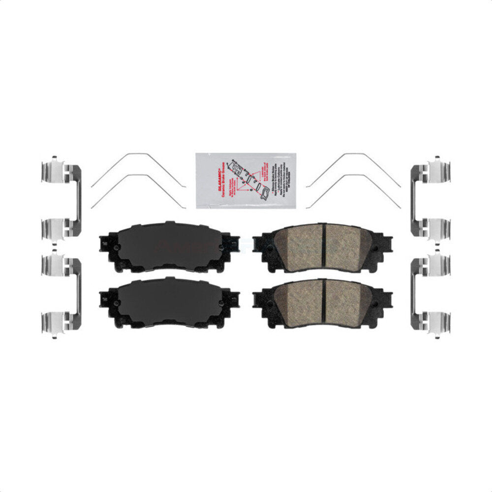 Rear Ceramic Disc Brake Pads NWF-PRC1805 For Toyota Camry RAV4 Lexus NX200t C-HR NX300 ES350 Avalon NX300h ES300h UX250h UX200 ES250 Venza Corolla Cross