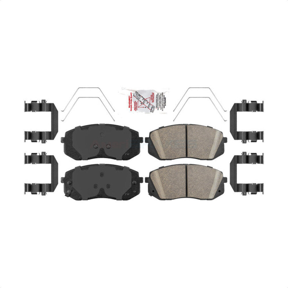 Front Ceramic Disc Brake Pads NWF-PRC1855 For Hyundai Kia Sonata Optima Soul Kona Elantra GT Veloster EV Forte Seltos Forte5